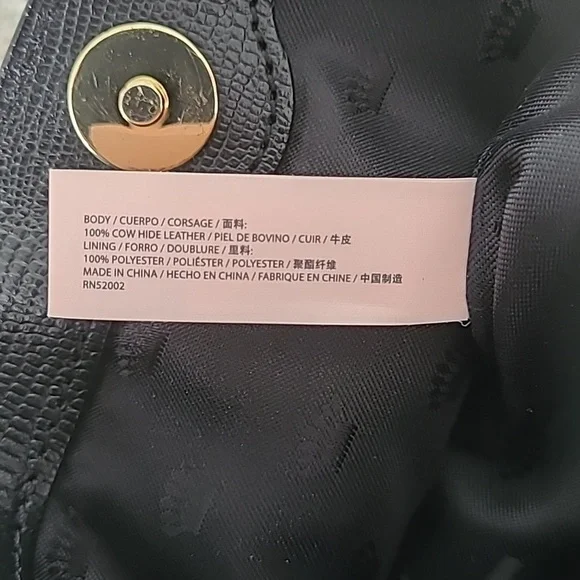 Juicy Couture Textured Black and White Tote - Picture 10 of 12